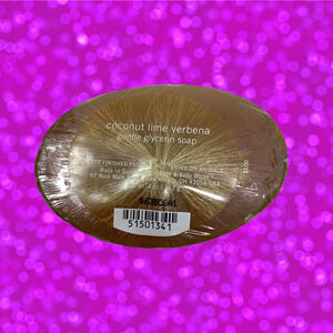 NEW Bath & Body Works Pleasures Coconut Lime Verbena Glycerin Soap Bar 4 oz Rare